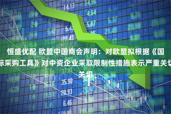 恒盛优配 欧盟中国商会声明：对欧盟拟根据《国际采购工具》对中资企业采取限制性措施表示严重关切