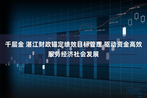 千层金 湛江财政锚定绩效目标管理 驱动资金高效服务经济社会发展
