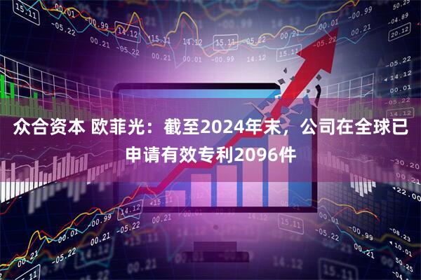 众合资本 欧菲光：截至2024年末，公司在全球已申请有效专利2096件